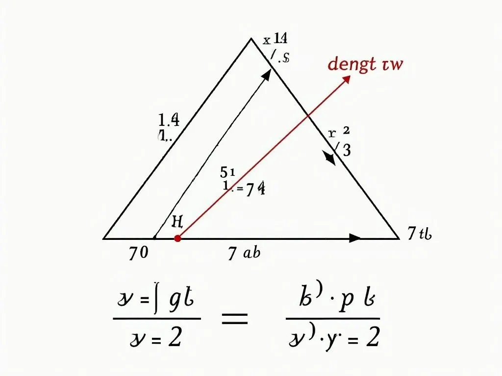 Berechnung Der Höhe Eines Dreiecks