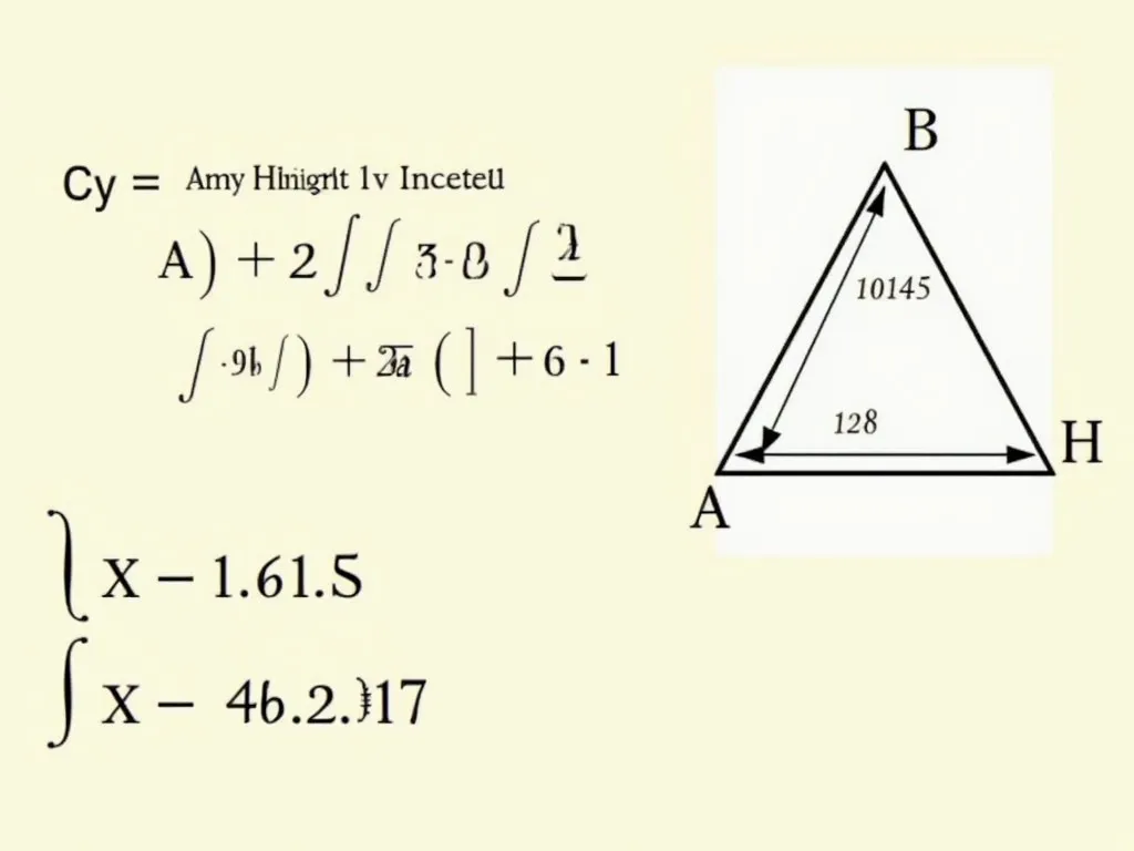 Dreieck Höhe Berechnen